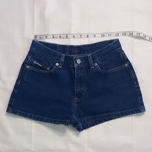 Tommy Hilfiger vintage dark wash denim jean shorts